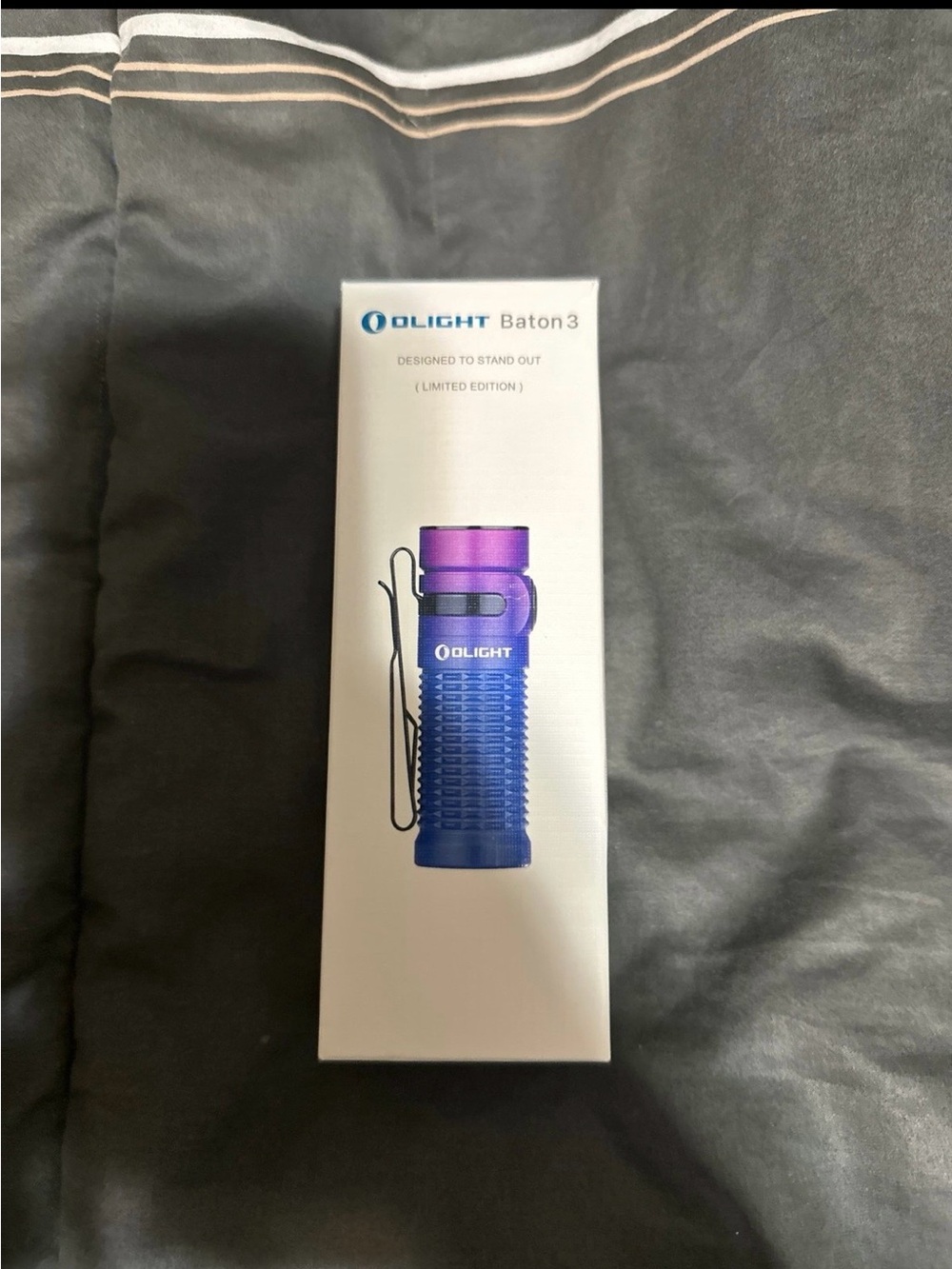 Baton 3 Limited Edition Purple & Blue Flashlight - Compact Everyday Carry
